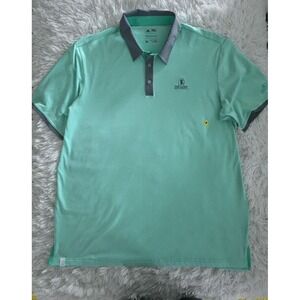 ADIDAS CLIMACOOL SHORT SLEEVE GREEN GOLF POLO‎ SHIRT MENS XL